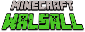 Walsall in Minecraft logo